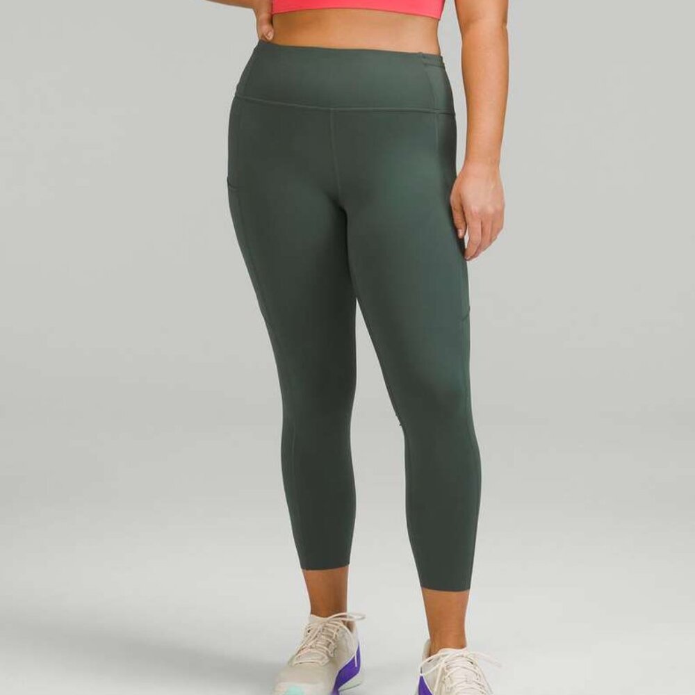 Lululemon Fast and Free High-Rise Tight 25" - Smoked Spruce